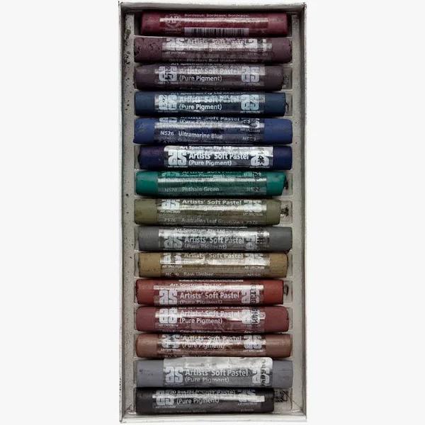 Art Spectrum Standard Pastel Box Set of 15 Darks