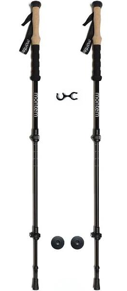 Montem Ultra Strong Hiking/Walking/Trekking Poles - One Pair (2 Poles)