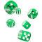 Oakie DOAKIE Dice D6 16 mm Translucent - Green (12)