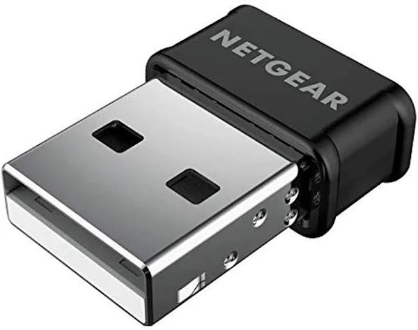 Netgear - Dual-Band Wireless-AC USB Network Adapter - Black