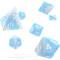 Oakie DOAKIE Dice RPG Set Glow in The Dark - Arctic (7)