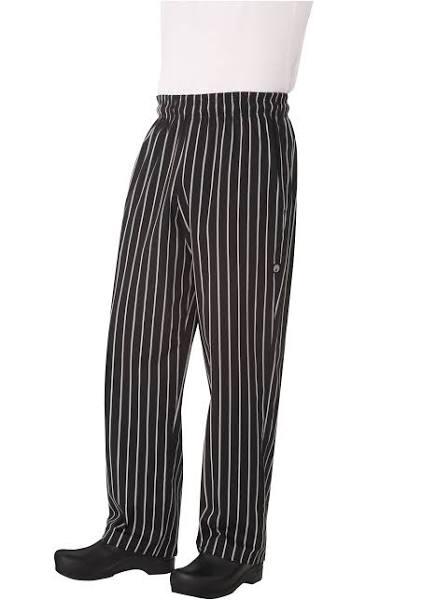 Chef Works | Designer Baggy Chef Pants- Black | 4XL