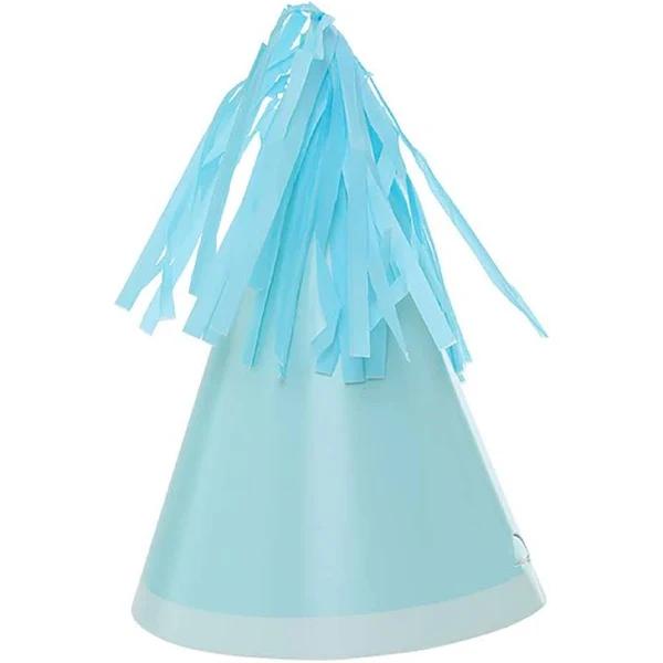 Pastel Blue Party Hats (10 Pack)