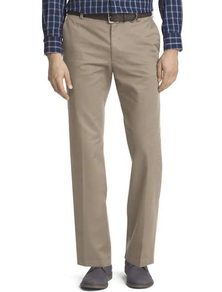 IZOD Men's American Chino Flat Front Straight-Fit Pant