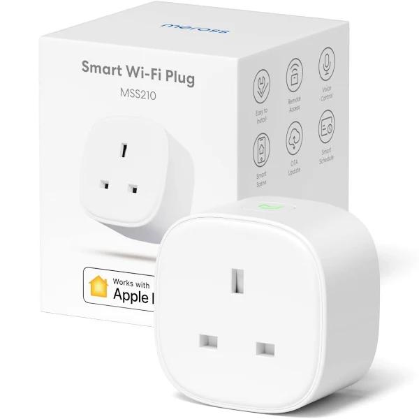 Meross WiFi Smart Plug, Wireless Remote Control Timer Switch, Works with Alexa, Apple HomeKit, and Google Home