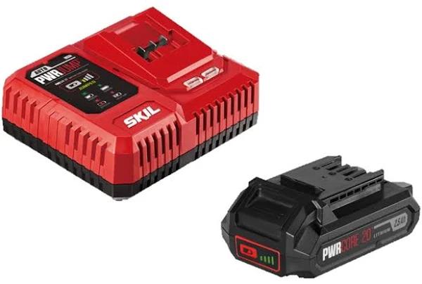 Skil CB7563E-10 Battery & Charger Kit PWRCORE 20V 2.5Ah