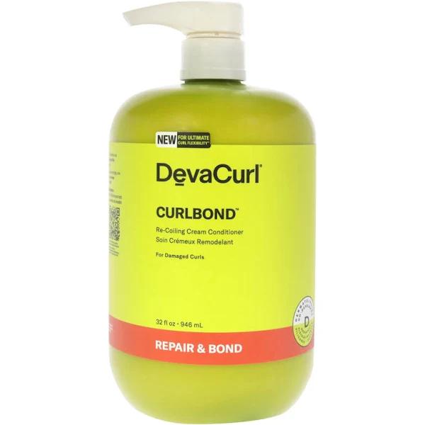 DevaCurl CurlBond Re-Coiling Cream Conditioner - For Damaged Curls 946ml