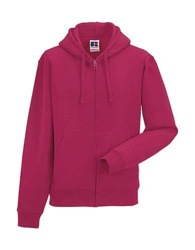 Authentic Zipped Hood Fuchsia - Russell R-266M-0 - Size M