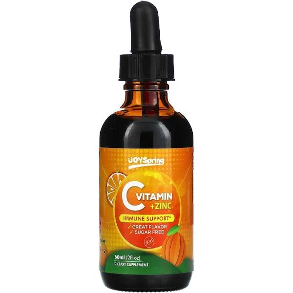 JoySpring Vitamin C + Zinc 2 fl oz ( 60 ml)