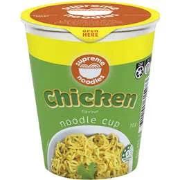 Supreme Noodles Cup Chicken Flavour 70g