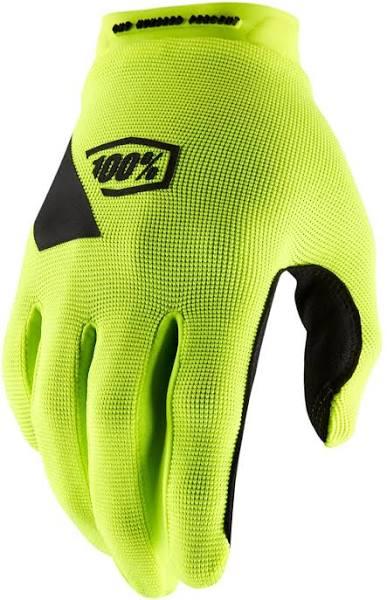 100 Percent Ridecamp Gloves - Fluo Yellow XLarge