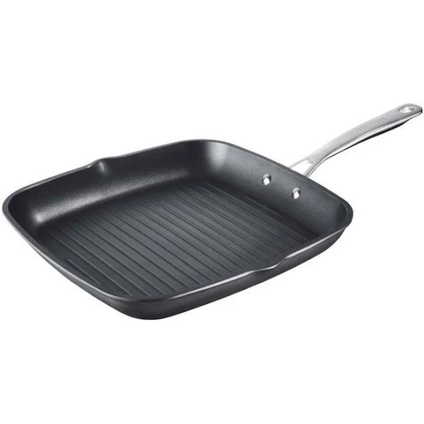 The Cooks Collective One Hard Anodised Grill Pan 28cm in Black