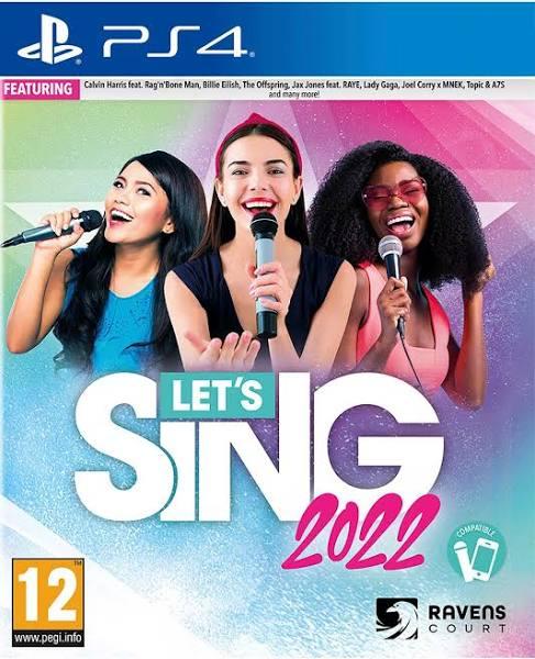 Let's Sing 2022 PS4 Game + Mic