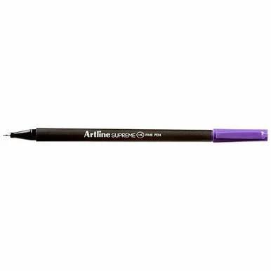 Artline 102106 Supreme Fineliner Pen 0.4mm Purple Box of 12