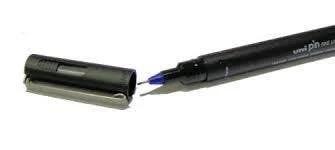 Uni Pin Pen - Pigment Ink - Size 05 - 0.5 mm - Blue