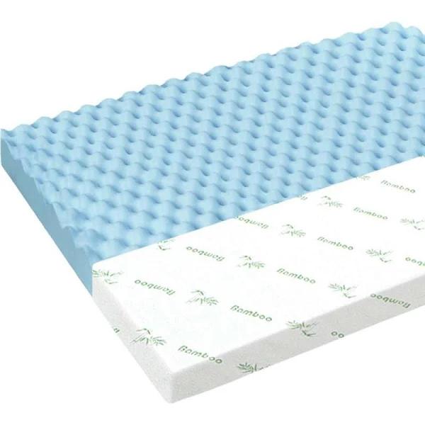 Starry Eucalypt Memory Foam Mattress Topper Cool Gel 5cm Queen