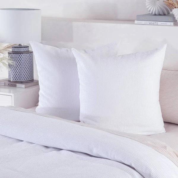 Habitat Emerson White European Pillowcase White European European Pillowcase