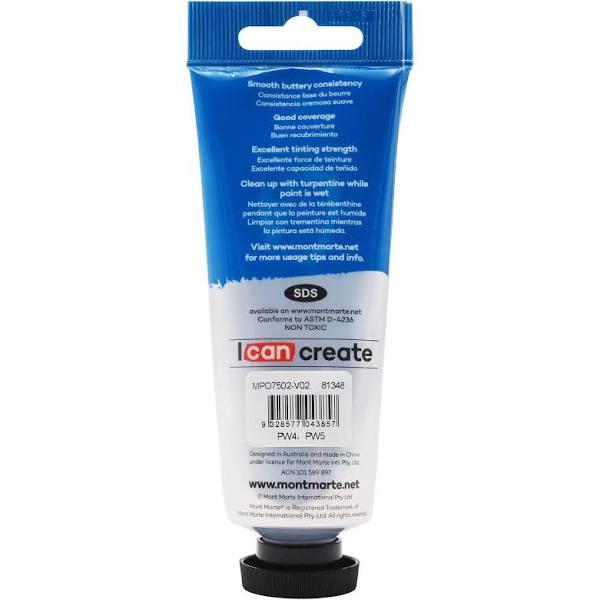 Mont Marte Oil Paint 75ml Tube - Zinc White