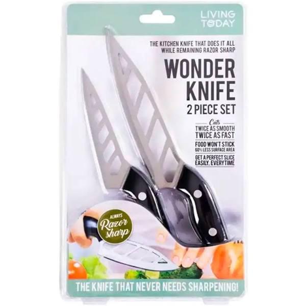 Living Today 2 Piece Wonder Kitchen Knife Set - Earn Everyday Rewards, AfterPay Available