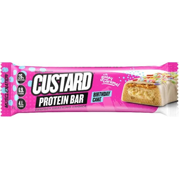 Muscle Nation Custard Protein Bar 60g / Birthday Cake