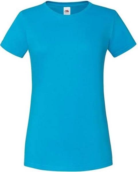 Fruit of The Loom Womens/Ladies Iconic T-Shirt (Azure Blue) (XS)