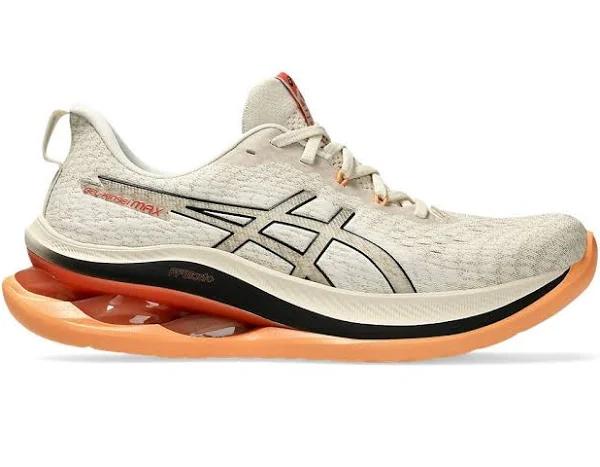 ASICS Men's GEL-Kinsei Max - Running Shoes - Oatmeal/Black 7