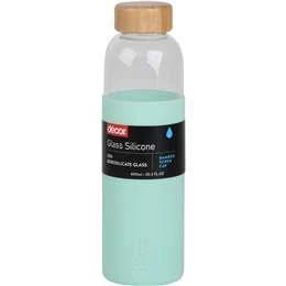 Decor Zen Glass Silicone Bottle 600ml Assorted Each