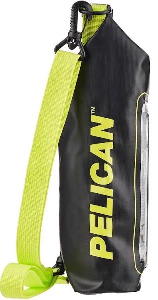 Pelican Marine Waterproof 2L Dry Bag (Black/Hi Vis Yellow) - Phone Pouch