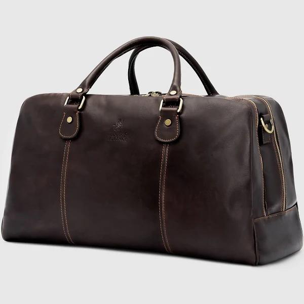 Republic of Florence - Men's Brown Weekender - Magellan Matt Coffee Laptop Duffle - Size One Size at The Iconic