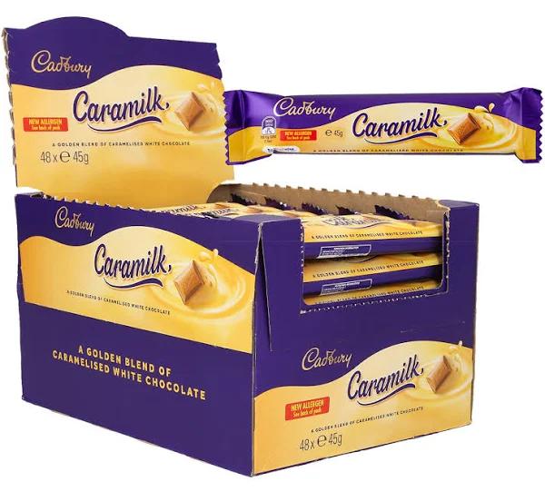 48 x Cadbury Caramilk Bars 45g - AfterPay & zipPay Available