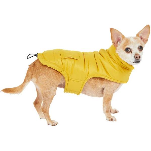 All Day Quilted Dog Jacket Yellow S