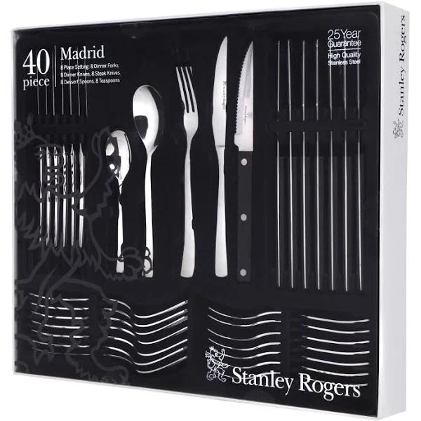 Stanley Rogers Madrid 40 Piece Cutlery Set