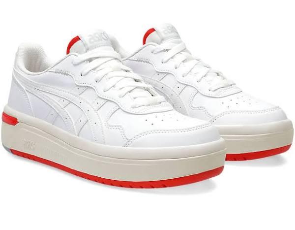 ASICS Japan S Stack - Sportstyle Sneakers - white/cherry Tomato 13