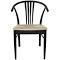 Wishbone Dining Chair Natural/Black by Freedom