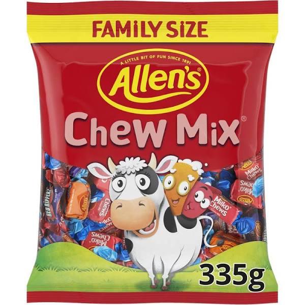 Allen's Family Size Chew Mix Lolly Bag 335g