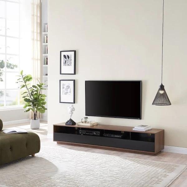 Tauris 2000mm Dark Oak Suave Entertainment Unit