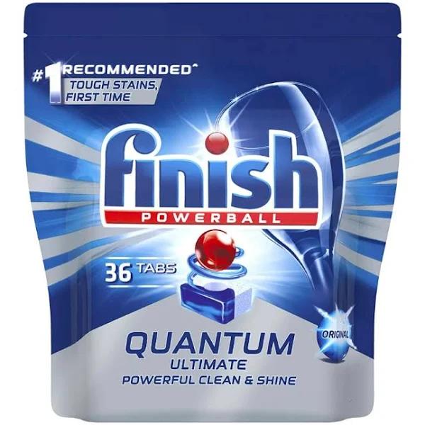 2 x Finish Powerball Quantum Ultimate Dishwasher Tablets Original 36 pack