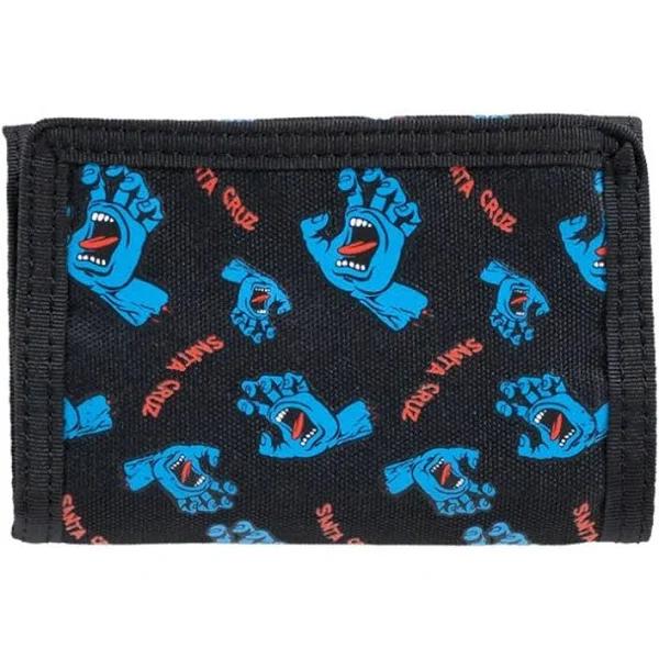 Santa Cruz Screaming Hand All Over Wallet - Black