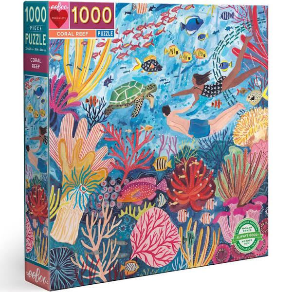 eeBoo Coral Reef 1000 Piece Puzzle