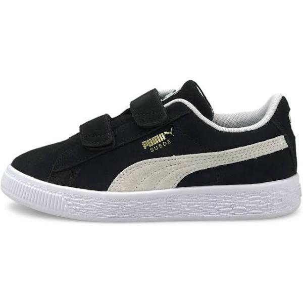 Suede Classic XXI Sneakers - Kids 4-8 Years in Black/White, Size 11 by Puma