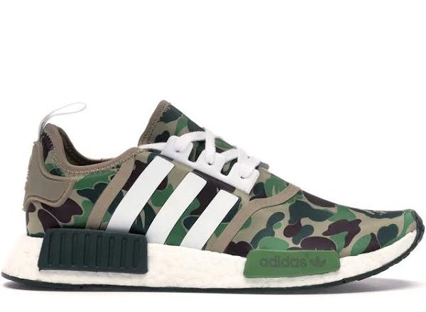 Adidas NMD R1 BAPE Olive Camo