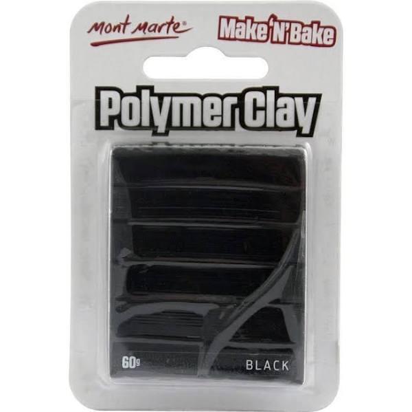 Mont Marte Make N Bake Polymer Clay 60g - Black