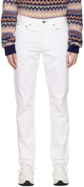 Rag & Bone White Fit 2 Jeans