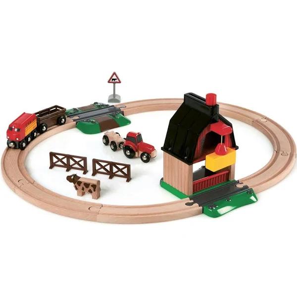 BRIO - Farm Railway Set