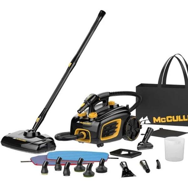 McCulloch Canister Steam Cleaner System + 20 Accessories - Earn Everyday Rewards, Afterpay Available