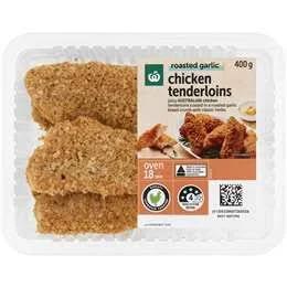 Woolworths Roasted Garlic Chicken Tenderloins 400g