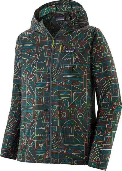 Patagonia Houdini Jacket - Lose Yourself Outline / Nouveau Green - XL - Men