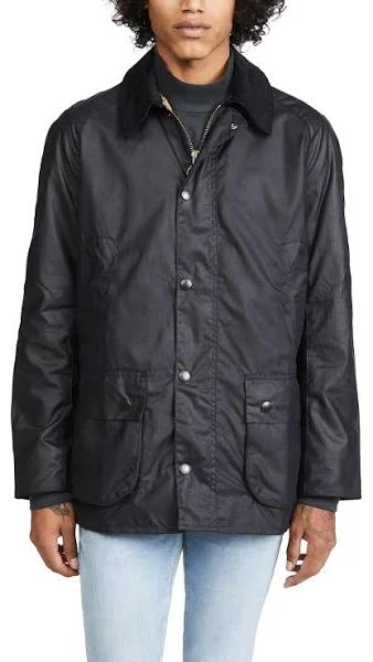 Barbour Ashby Wax Jacket Navy XL