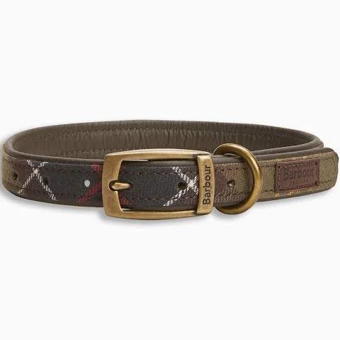 Barbour Casual Tartan Dog Collar - M