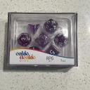 Oakie DOAKIE Dice RPG Set Speckled - Purple (7)